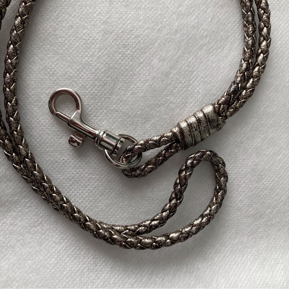 Bottega Veneta Metallic Lanyard Keychain - Picture 7 of 11